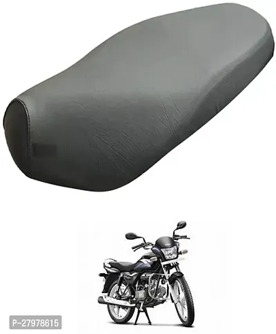 Two Wheeler Seat Cover Black For Hero Splendor Pro-thumb0