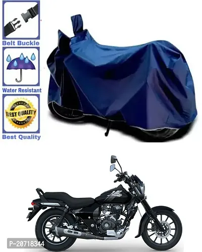 RONISH Waterproof Bike Cover/Two Wheeler Cover/Motorcycle Cover (Navy Blue) For Bajaj Avenger 180 Street