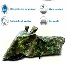 Durable and Water Resistant Polyester Bike Cover For Honda Dream Yuga-thumb4