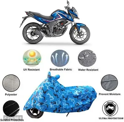 Water Resistant Polyester Bike Cover For Honda CB Hornet 160