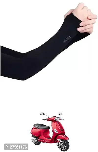 Stylish Breathable and Stretchable Arm Sleeve With Thumb Hole For Vespa Vespa SXL 150