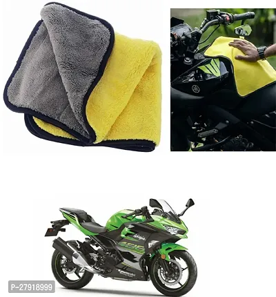 Stylish Bike Cleaning Cloth For Kawasaki Ninja 400-thumb0