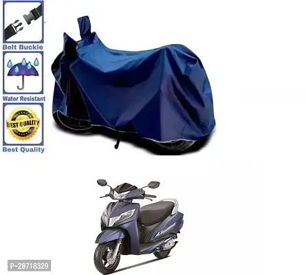 RONISH Waterproof Bike Cover/Two Wheeler Cover/Motorcycle Cover (Navy Blue) For Honda Activa 125