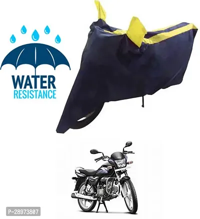 Stylish Waterproof Two Wheeler Cover For Hero Splendor Pro Motorcycle-thumb0