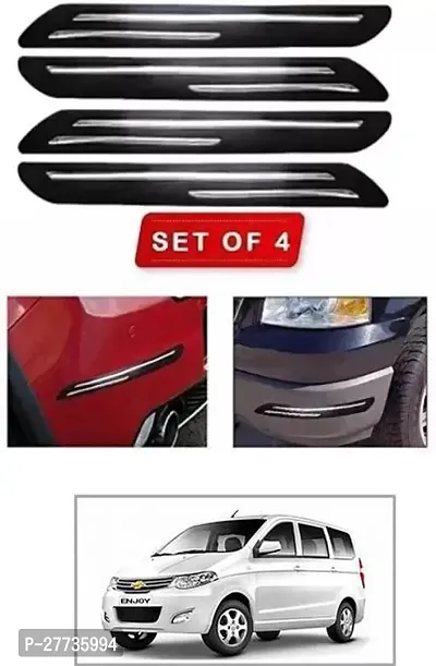 Protective Silicone Car Bumper Protector Guard For Chevrolet Enjoy-Pack Of 4