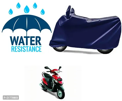 Splendid Waterproof Polyester Two Wheeler Cover Suitable For Mahindra Rodeo Bikes-thumb0