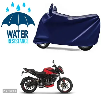 Designer Bike Body Cover Navy Blue For Bajaj Pulsar Ns 160-thumb0