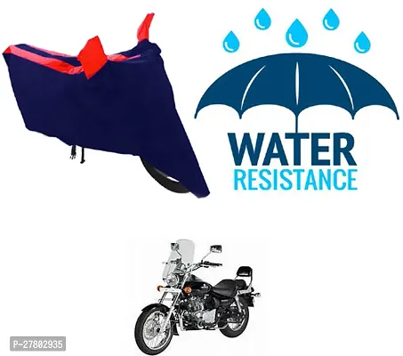 Designer Bike Body Cover Red And Blue For Bajaj Avenger 220 Dts-I