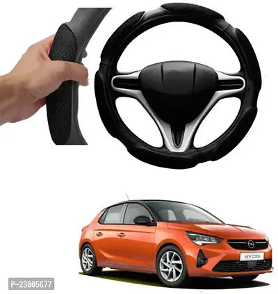 Car Better Grip Black Steering Wheel Cover (Slip-in) For Universal For Car Corsa