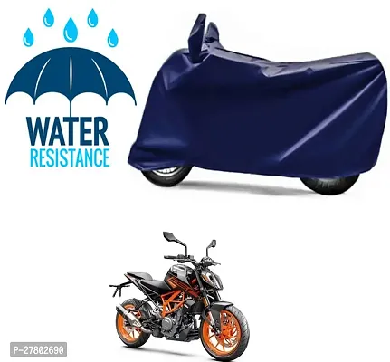 Designer Bike Body Cover Navy Blue For Ktm 250 Duke-thumb0