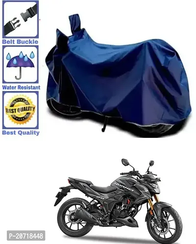 RONISH Waterproof Bike Cover/Two Wheeler Cover/Motorcycle Cover (Navy Blue) For Honda Hornet 2