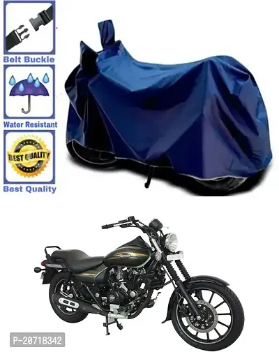 RONISH Waterproof Bike Cover/Two Wheeler Cover/Motorcycle Cover (Navy Blue) For Bajaj Avenger 150 Street