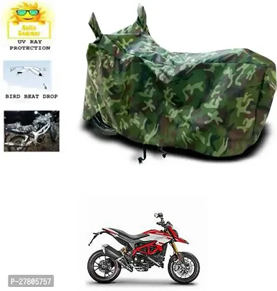 Designer Bike Body Cover Jungle Green For Ducati Hypermotard
