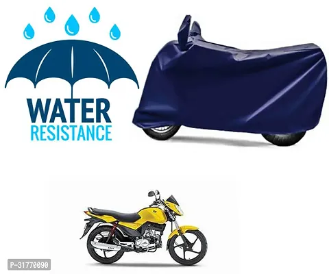 Splendid Waterproof Polyester Two Wheeler Cover Suitable For Mahindra Stallio Bikes-thumb0