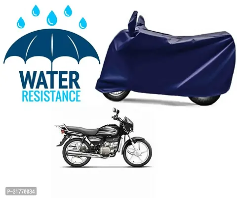 Splendid Waterproof Polyester Two Wheeler Cover Suitable For Hero Splendor Bikes-thumb0