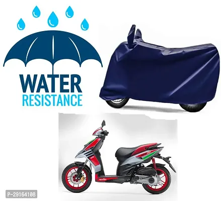 Classic Plain Two Wheeler Cover Blue For Aprilia SR 150