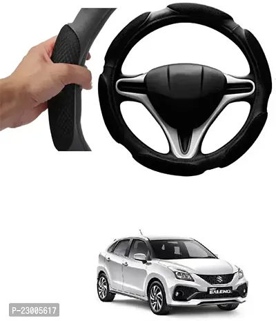 Car Better Grip Black Steering Wheel Cover (Slip-in) For Maruti Suzuki Baleno