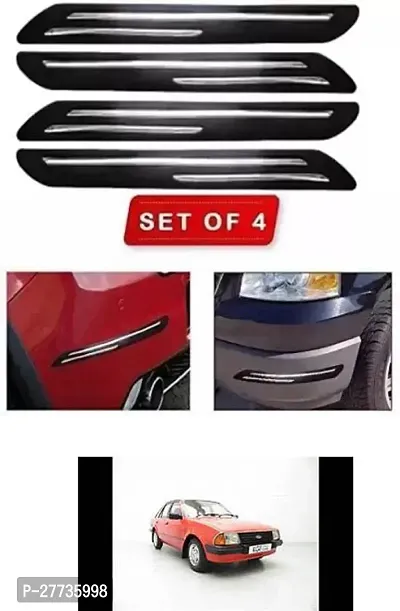 Protective Silicone Car Bumper Protector Guard For Ford Escort-Pack Of 4-thumb0