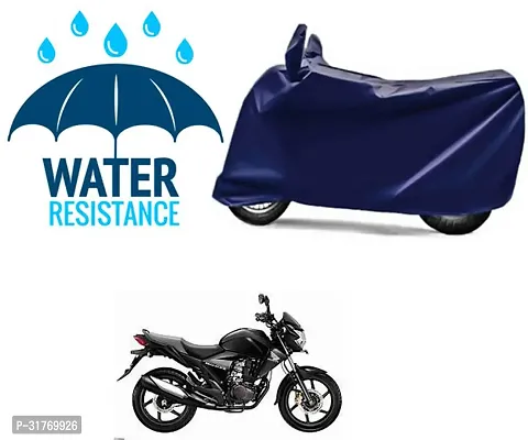 Splendid Waterproof Polyester Two Wheeler Cover Suitable For Honda CB Unicorn Bikes-thumb0