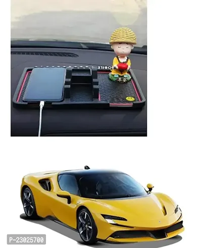 Car Dashboard Pad Mat/Car Mat/Car Cell Phone Holder Mat For Ferrari SF90 Stradale