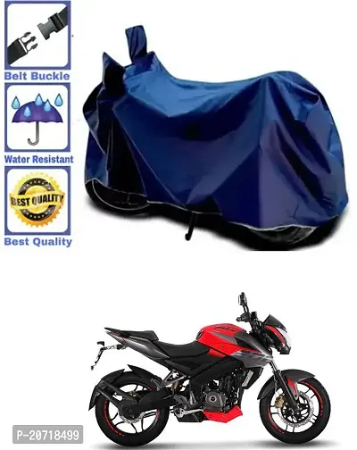 RONISH Waterproof Bike Cover/Two Wheeler Cover/Motorcycle Cover (Navy Blue) For Bajaj Pulsar 200 NS DTS-i