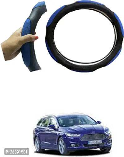 RONISH Car Steeing Cover/Black,Blue Steering Cover For Ford Estate