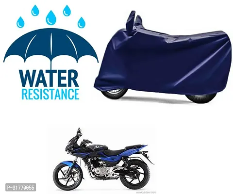 Splendid Waterproof Polyester Two Wheeler Cover Suitable For Bajaj Pulsar 220 DTS-i Bikes