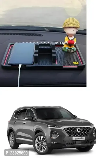 Car Dashboard Pad Mat/Car Mat/Car Cell Phone Holder Mat For Hyundai Santa Fe Facelift