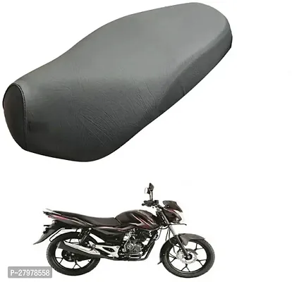 Two Wheeler Seat Cover Black For Bajaj Discover 125 Dts-I-thumb0