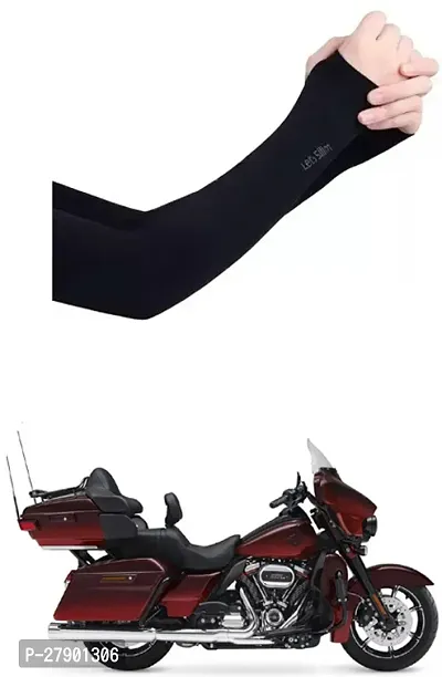 Stylish Breathable and Stretchable Arm Sleeve With Thumb Hole For Harley Davidson CVO Limited-thumb0