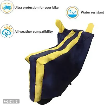 Stylish Waterproof Two Wheeler Cover For Hero MotoCorp Splendor iSmart Motorcycle-thumb4