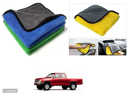 Car Cleaning Microfiber Cloth Pack Of 2 Multicolor For Toyota T100