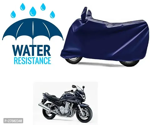 Designer Bike Body Cover Navy Blue For Suzuki Bandit