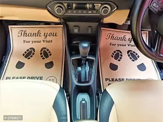 Car Paper Floor Foot Mat Of 25 Sheets Brown For Toyota VIOS-thumb3