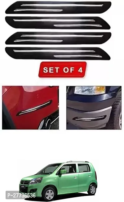 Protective Silicone Car Bumper Protector Guard For Maruti Suzuki Wagon R MPV-Pack Of 4