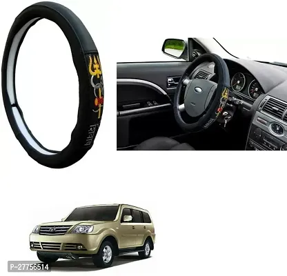 Designer Car Steering Cover Om Namah Shivay For Tata Sumo Grande Mk Ii