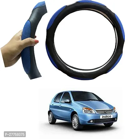 Car Steering Cover Blue 6G Heat Resistant For Tata Indicab-thumb0