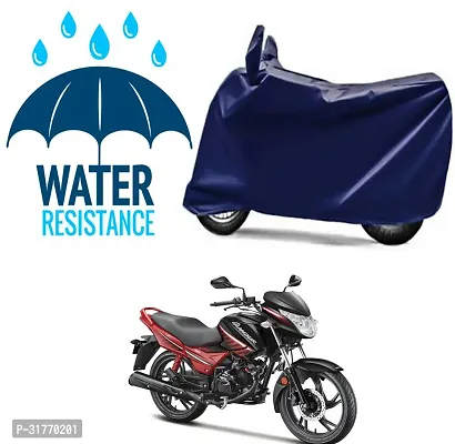 Splendid Waterproof Polyester Two Wheeler Cover Suitable For Hero Glamour i3s Bikes