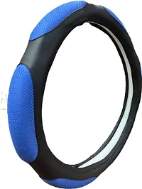 RONISH Car Steeing Cover/Black,Blue Steering Cover For Renault Scala-thumb1