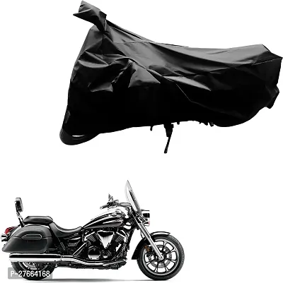 Stylish Black Nylon TVS Star Bike Cover-thumb0