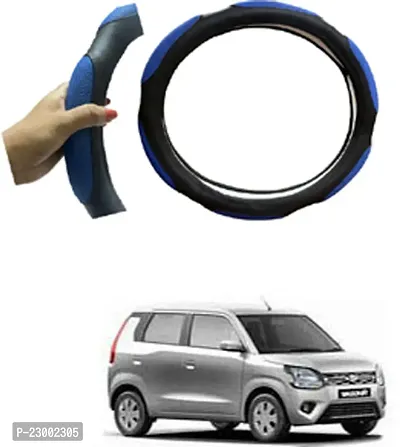 RONISH Car Steeing Cover/Black,Blue Steering Cover For Maruti Suzuki Wagnor 2019-thumb0