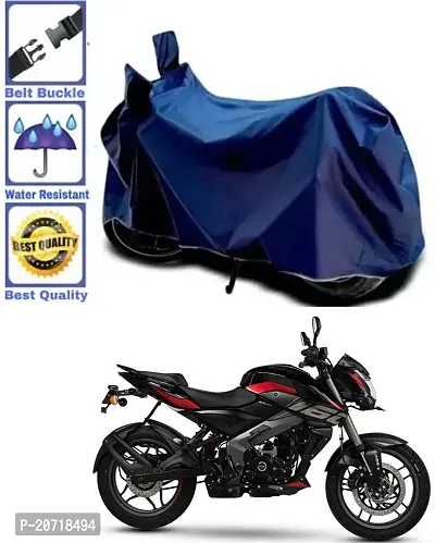 RONISH Waterproof Bike Cover/Two Wheeler Cover/Motorcycle Cover (Navy Blue) For Bajaj Pulsar 160 NS DTS-i