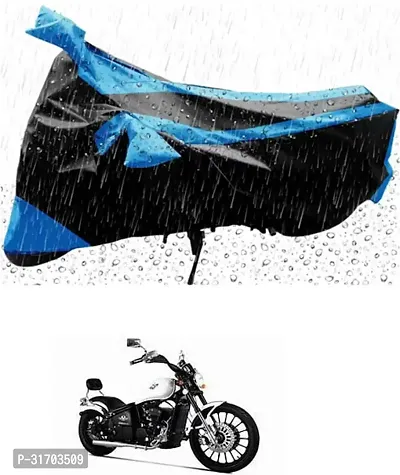 Useful Solid Waterproof Two Wheeler Cover FAB Regal Raptor Daytona 350-thumb0