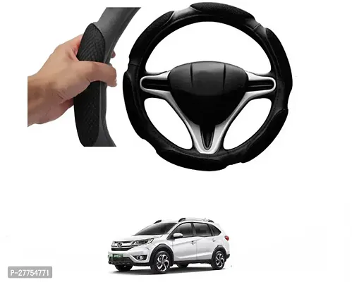 Car Steering Cover Black 6G Skidproof For Honda Br-V