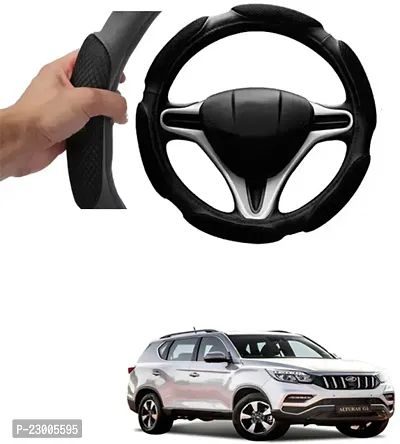 Car Better Grip Black Steering Wheel Cover (Slip-in) For Mahindra Alturas G4