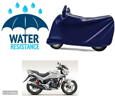 Splendid Waterproof Polyester Two Wheeler Cover Suitable For Hero CBZ Bikes