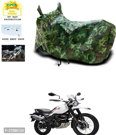 Designer Bike Body Cover Jungle Green For Hero Motocorp Xpulse