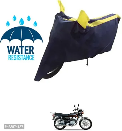 Stylish Waterproof Two Wheeler Cover For Yamaha RX135 Motorcycle-thumb0