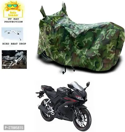 Designer Bike Body Cover Jungle Green For Yamaha R15 V3