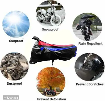 Dust and Water Resistant  Polyester Universal For Bike Scrambler Bike Cover-thumb4